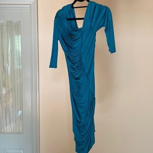 Teal Catherine malandrino dress